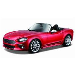 Bburago 1:24 Fiat 124 Spider -czerwony - 2