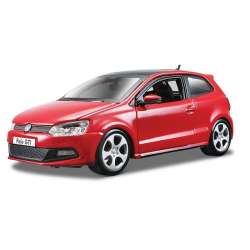 Bburago 1:24 VW Polo GTI MARK 5 -czerwony  (21059) (GXP-623155) - 1