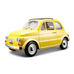 Bburago 1:24 Fiat 500 F 1965 -żółty (18-22098) - 1