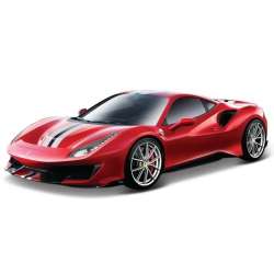 Bburago 1:24 Ferrari 488 Pista -czerwony  (26026) - 2