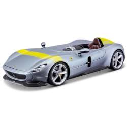 Bburago 1:24 Ferrari Monza SP1 -srebrny z żółtym paskiem - 1