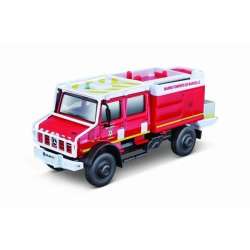 Bburago 1:50 Mercedes Benz Unimog U5000 straż -czerwony - 2