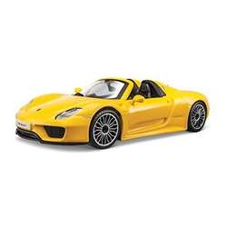 Bburago 1:24 Porsche 918 Spyder -żółty (GXP-623156) - 3