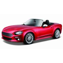 Bburago 1:24 Fiat 124 Spider -czerwony - 1