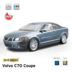 BBURAGO 1:24 VOLVO C70 COUPE /BIJOUX COLLEZIONE (18-22100) - 1