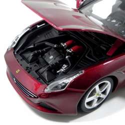 Bburago 1:24 Ferrari California T  -bordowy metalik - 4