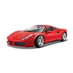 Bburago 1:24 Ferrari 488 GTB  -czerwony ciemny - 1