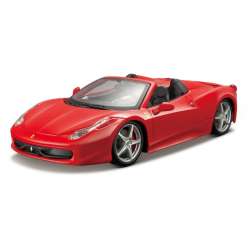 Bburago 1:24 Ferrari 458 Spider -czerwone - 1