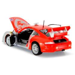 Bburago 1:24 Porsche 911 GT3 RSR -pomarańczowo-srebrne - 3