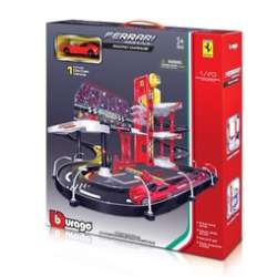 Bburago Garaż Ferrari Race & Play z 1 autem  99x58x48cm - 2