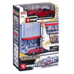 Bburago City 1:43 Car Dealer + Mercedes Benz SLS AMG Roa - 1