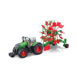 Bburago Traktor 10cm Fendt 1050 Vario z zagrabiarką - 1