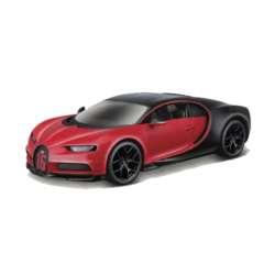 Bburago 1:32 Bugatti Chiron -bordowo-czarny, plexi - 1