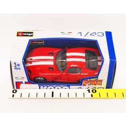 Bburago 30029 Dodge Viper GTS Coupe 1:43 - czerwony - 3