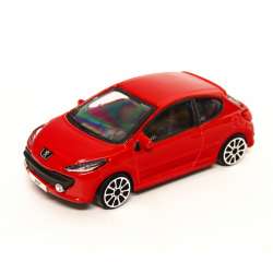 Bburago 30141 Peugeot 207 1:43 - czerwony - 1