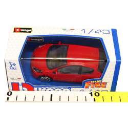 Bburago 30141 Peugeot 207 1:43 - czerwony - 3