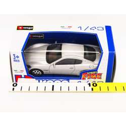 Bburago 30186 Maserati GranTurismo 2008 1:43 - srebrny - 3