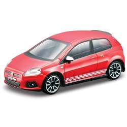 Bburago 30198 ABARTH Grande Punto 1:43 - czerwony - 1