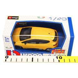 Bburago 30248 Renault Clio 1:43 - żółty metalik - 3