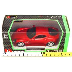 Bburago 1:32 Alfa 8C Comtetizione 2007 -czerwony - 2