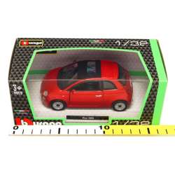 Bburago 1:32 Fiat 500 (2007) -czerwony - 2