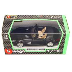 Bburago 1:32 Mercedes-Benz SLS AMG Roadster -czarny - 1