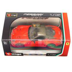 Bburago 1:32 Farrari 599 GTO  -czerwony,  pudełko plexi - 2