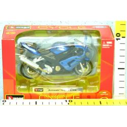 BBURAGO 1:18 MOTOR KAWASAKI NINJA ZX-10R - CYCLE COLLEZIONE  - 2